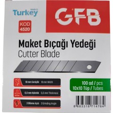Gfb Maket Bıçağı Yedeği 100 Adet