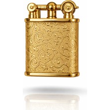 Tisaati Premium Serisi Özel Koleksiyon Lüks Deri Desenli Vintage Çakmak-Özel Çakmak Kutusu