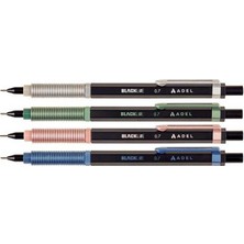 Adel Blackline Versatil Kalem 0.7 Yeşil Metal Gövdeli Ergonomik Tasarım Uç Boyutu 0,7 mm