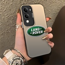 HONTINGA Vivo Y29S ile Uyumlu Kılıfı Silikon Kenar Sert Arka Düşüme Önleyici Basitlik Anti Düşme Kamera Korumali Land Rover Desen Telefon Kılıfı Kadın ve Erkek Için Uygundur K1-1114