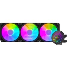 AIGO DCS360 LGA1700/AM4/AM5 360 mm ARGB Siyah Sıvı Soğutma