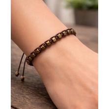 Hematit & Doğal Taş Minimal Bileklik