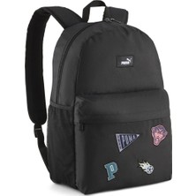 Puma Phase Sırt Çantası Siyah Polyester Yumuşak Gövde Günlük Kullanım için Old Skool Tasarım