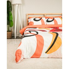 Rasel Tekstil Holiday Pamuklu Çift Kişilik Çiçekli Nevresim Seti  200X220 cm