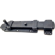 Nemere Antika Tarz Dekoratif Pirinç Yassı Kapı Sürgüsü - 55X215 Mm, Oksit