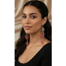 Etnik Tarzı Uzun Tüylü Küpe