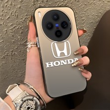 HONTINGA Vivo X300 ile Uyumlu Kılıfı Silikon Kenar Sert Arka Düşüme Önleyici Basitlik Anti Düşme Kamera Korumali Honda Desen Telefon Kılıfı Kadın ve Erkek Için Uygundur K1-1117