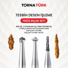 Tesbih Desen Işleme Freze Bıçak Seti