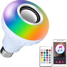 İlanib Ticaret Bluetooth Hoparlör Akıllı LED Ampul Lamba (5567)