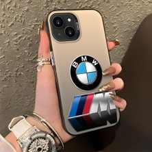 HONTINGA iPhone 13 ile Uyumlu Kılıfı Silikon Kenar Sert Arka Düşüme Önleyici Basitlik Anti Düşme Kamera Korumali Bmw Desen Telefon Kılıfı Kadın ve Erkek Için Uygundur K1-1108