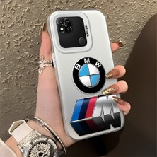 HONTINGA Xiaomi Redmi 9c ile Uyumlu Kılıfı Silikon Kenar Sert Arka Düşüme Önleyici Basitlik Anti Düşme Kamera Korumali Bmw Desen Telefon Kılıfı Kadın ve Erkek Için Uygundur K1-1108