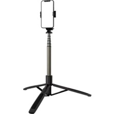 Hepu HP-T08 Tripod Selfie Stick 150 cm Uzayan Bluetooth Kumandalı