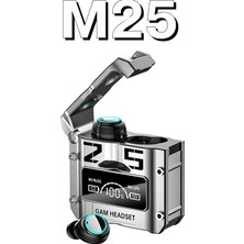 GUNKES M25 Tws Bluetooth 5.3 Su Geçirmez Oyuncu Spor Kablosuz Dokunmatik Müzik Kulaklığı