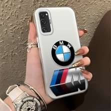 HONTINGA Samsung Galaxy S20 Fe ile Uyumlu Kılıfı Silikon Kenar Sert Arka Düşüme Önleyici Basitlik Anti Düşme Kamera Korumali Bmw Desen Telefon Kılıfı Kadın ve Erkek Için Uygundur K1-1108