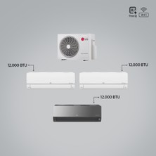 Lg 1+3 Multi Sistem / 12+12+12 Iç Üniteler = 1 Adet Dış Ünite Al Thinq Wi-Fi Kontrolü