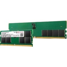 Transcend 16GB DDR5 4800MHz Notebook Bellek Düşük Gecikme CL Değeri ile Yüksek Performans  (Tek Parça) Ddr5