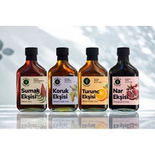 Natureller Tatlı Ekşi Seti Nar, Sumak, Koruk, Turunç Ekşisi (4 Adet) 280 gr