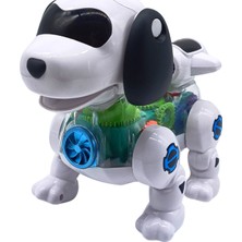 New T Işıklı Dans Eden Oyuncak Robot Köpek G-1A