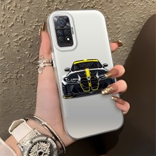 HONTINGA Xiaomi Redmi Note 11 Pro 4g ile Uyumlu Kılıfı Silikon Kenar Sert Arka Düşüme Önleyici Basitlik Anti Düşme Kamera Korumali Bmw M4 Desen Telefon Kılıfı Kadın ve Erkek Için Uygundur K1-1116