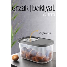 Marsilyan Turk Multibox Erzak Bakliyat Kutusu Sürgülü Kapak 7.5 Litre