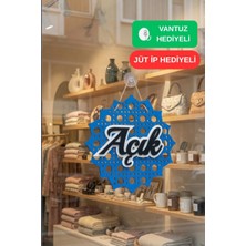 Kutaydan Hazeran Günebakan Desenli 5d Modern Açık/kapalı Tabelası - Saks