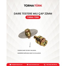 Daire Testere Mili Çap 22MM