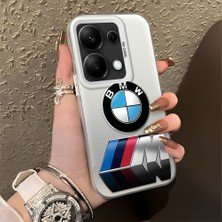 HONTINGA Xiaomi Redmi Note 13 Pro 4g ile Uyumlu Kılıfı Silikon Kenar Sert Arka Düşüme Önleyici Basitlik Anti Düşme Kamera Korumali Bmw Desen Telefon Kılıfı Kadın ve Erkek Için Uygundur K1-1108