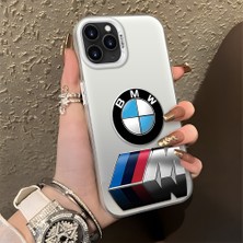 HONTINGA iPhone 11 Pro Max ile Uyumlu Kılıfı Silikon Kenar Sert Arka Düşüme Önleyici Basitlik Anti Düşme Kamera Korumali Bmw Desen Telefon Kılıfı Kadın ve Erkek Için Uygundur K1-1108