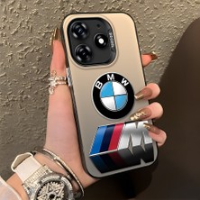 HONTINGA Tecno Spark 10 Pro 4g ile Uyumlu Kılıfı Silikon Kenar Sert Arka Düşüme Önleyici Basitlik Anti Düşme Kamera Korumali Bmw Desen Telefon Kılıfı Kadın ve Erkek Için Uygundur K1-1108