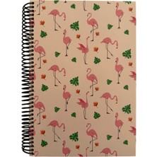 Elma Kırtasiye 17 x 24 Animal Serisi Spiralli 120 Yp. Çizgili Defter