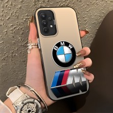 HONTINGA Samsung Galaxy A32 ile Uyumlu Kılıfı Silikon Kenar Sert Arka Düşüme Önleyici Basitlik Anti Düşme Kamera Korumali Bmw Desen Telefon Kılıfı Kadın ve Erkek Için Uygundur K1-1108