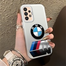HONTINGA Samsung Galaxy A33 ile Uyumlu Kılıfı Silikon Kenar Sert Arka Düşüme Önleyici Basitlik Anti Düşme Kamera Korumali Bmw Desen Telefon Kılıfı Kadın ve Erkek Için Uygundur K1-1108