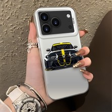 HONTINGA iPhone 17 Pro ile Uyumlu Kılıfı Silikon Kenar Sert Arka Düşüme Önleyici Basitlik Anti Düşme Kamera Korumali Bmw M4 Desen Telefon Kılıfı Kadın ve Erkek Için Uygundur K1-1116