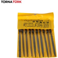 Çelik Eğe Seti Çap 3 x 140 x 10 mm