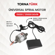 Üniversal Spiral Motor 15000 - 25000 Devir