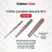 Yüzük Çalışma Malafa Seti - 3 Lü Set