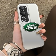HONTINGA Vivo Y19S ile Uyumlu Kılıfı Silikon Kenar Sert Arka Düşüme Önleyici Basitlik Anti Düşme Kamera Korumali Land Rover Desen Telefon Kılıfı Kadın ve Erkek Için Uygundur K1-1114