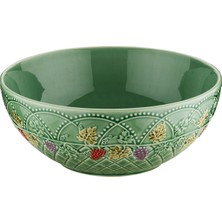 LuckyArt Vinea Seramik Yeşil Salata Kasesi 26 cm