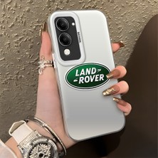 HONTINGA Vivo Y04 ile Uyumlu Kılıfı Silikon Kenar Sert Arka Düşüme Önleyici Basitlik Anti Düşme Kamera Korumali Land Rover Desen Telefon Kılıfı Kadın ve Erkek Için Uygundur K1-1114