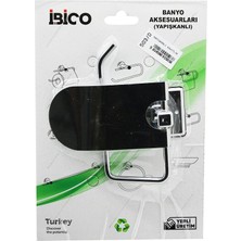 İlanib Ticaret Dil Kapaklı  Metal  Wc Kağıtlık   Yapışkanlı Montaj  BNY-503D (5567)