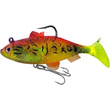 Effe Sasi Iki Iğne LW011 Renk J199 Silikon Sahte Balık Yem - 6 cm