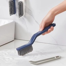Pearl Shop Fonksiyonlu Zemin Derzi Fırçası,sert Kıllı Temizleme Fırçası, Klipsli Uzun Sap, Küf Giderici, Derz Fırçası, Banyo, Mutfak, Yer Fayansları Için