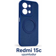 AHK Tekno Xi̇aomi̇ Redmi̇ 15C Si̇li̇kon Polo Kapak Kilif / Ekran Koruyucu- Mor