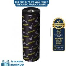 110 mm x 74 mt Wax Ribon - Inkanto Awr1