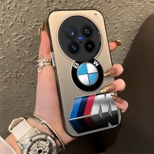 HONTINGA Vivo X200 Pro ile Uyumlu Kılıfı Silikon Kenar Sert Arka Düşüme Önleyici Basitlik Anti Düşme Kamera Korumali Bmw Desen Telefon Kılıfı Kadın ve Erkek Için Uygundur K1-1108