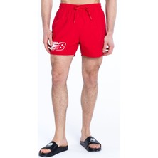 New Balance Lifestyle Men's Swim Shorts Erkek Deniz Şortu Kırmızı