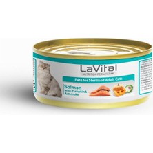 Lavital Somonlu,balkabağı ve Enginarlı Yetişkin Kedi Konservesi 85 gr