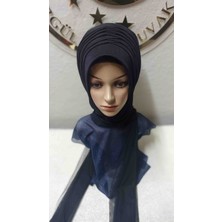 Ergül Hazır Duvak Simsiz Siyah Tekli Model Duvak,hazır Duvak,düğün,hazır Şal,hazır Türban,abiye Şal,sünnet,nişan,söz