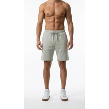 Plus Scorpion Erkek Penye Şort Lastikli Bağcıklı Rahat Kalıp Yazlık Şort