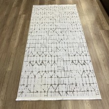 Hoom Rugs Terrace 8204 Beyaz Hav Toz Vermez Dekoratif Kilim